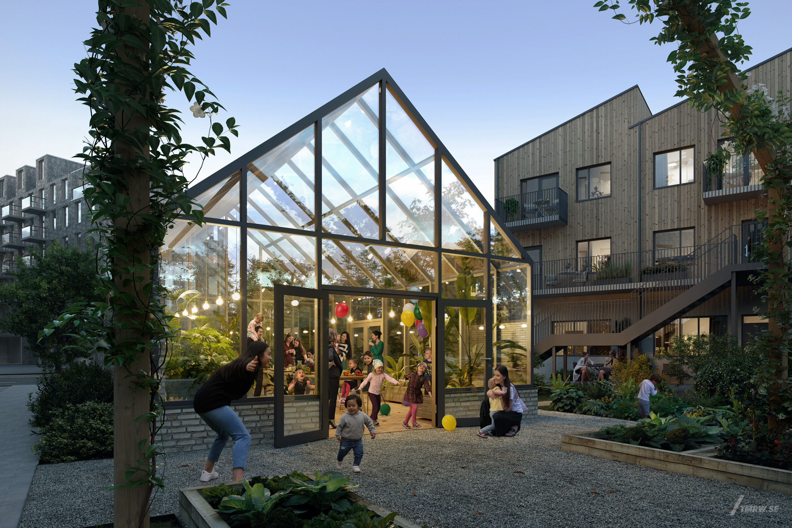 TMRW.Cernera.Linnea.Garden.Exterior.Courtyard.Blue.Hour.Party.Copyright.tmrw.se - kopia